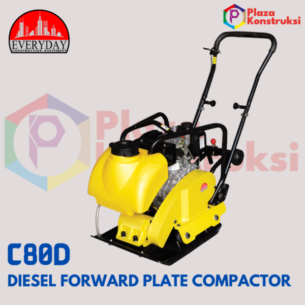 C80D DIESEL FORWARD PLATE COMPACTOR