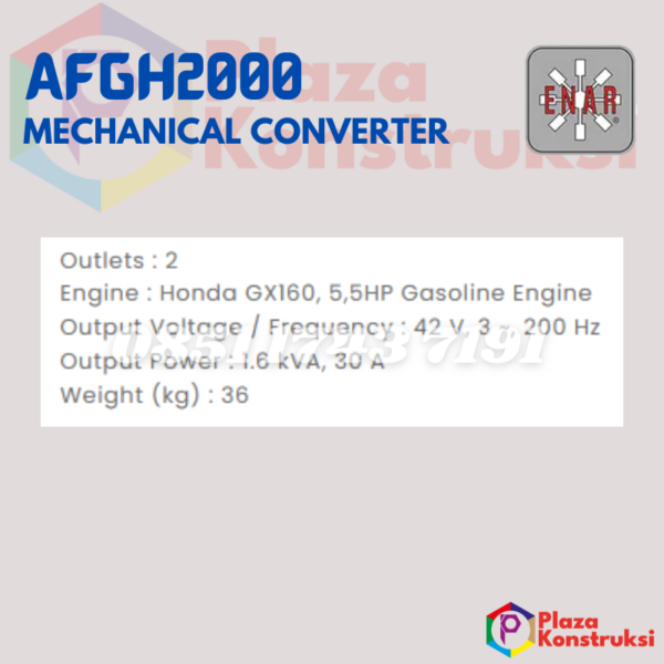 Mechanical Converter	ENAR	AFGH2000