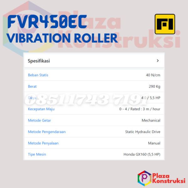 ROLLER FIRMAN FVR450EC