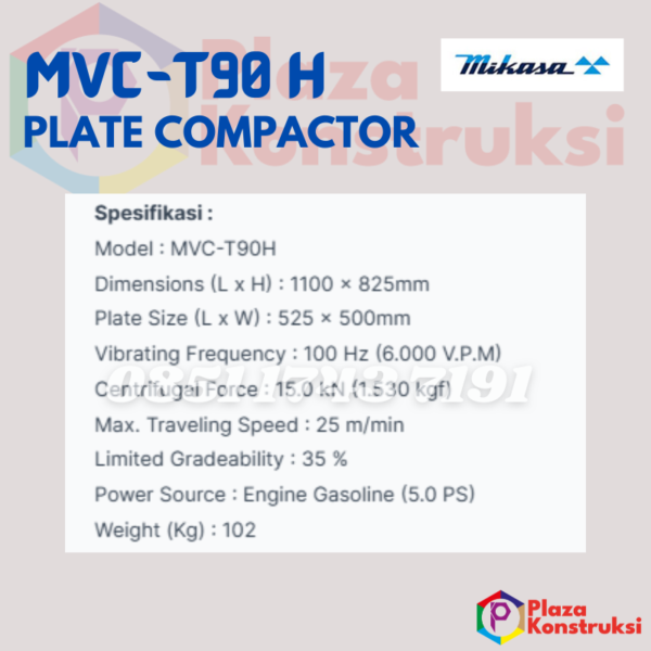 PLATE COMPACTOR MIKASA MVC-T90 H
