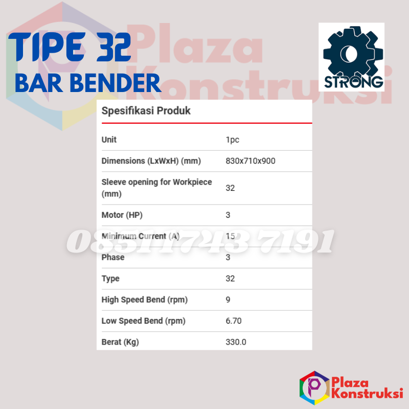 BAR BENDER STRONG Tipe 32 - Image 2
